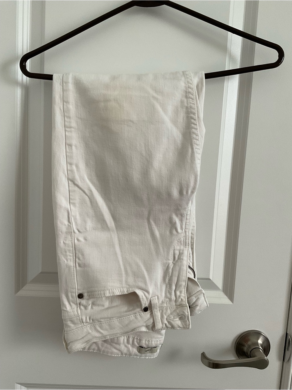 Calvin Klein Jeans White Denim Jean CAPRI
